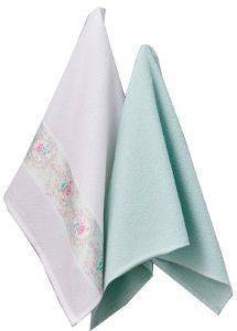 ΠΕΤΣΕΤΕΣ ΚΟΥΖΙΝΑΣ PALAMAIKI HOME TERRY & PIQUE 2ΤΜΧ 50X70 AQUA ΠΕΤΣΕΤΕΣ ΚΟΥΖΙΝΑΣ PALAMAIKI HOME TERRY & PIQUE 2ΤΜΧ 50X70 AQUA
