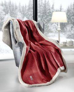 ΡΙΧΤΑΡΙ GUY LAROCHE VELLUTO ROSSO 130X170CM + MAΞΙΛΑΡΟΘΗΚΗ 40X40CM ΡΙΧΤΑΡΙ GUY LAROCHE VELLUTO ROSSO 130X170CM + MAΞΙΛΑΡΟΘΗΚΗ 40X40CM
