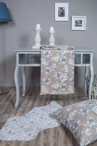 ΤΡΑΒΕΡΣΑ TEORAN LOUISIANA 08 ΜΠΕΖ 45X180CM ΤΡΑΒΕΡΣΑ TEORAN LOUISIANA 08 ΜΠΕΖ 45X180CM