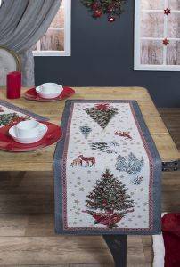 ΤΡΑΒΕΡΣΑ TEORAN LAPONIA ΓΚΡΙ 45X140CM ΤΡΑΒΕΡΣΑ TEORAN LAPONIA ΓΚΡΙ 45X140CM