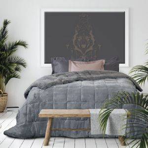 ΚΟΥΒΕΡΤΟΠΑΠΛΩΜΑ ΜΟΝΟ DAS HOME SHERPA 1138 ΓΚΡΙ 160Χ220CM ΚΟΥΒΕΡΤΟΠΑΠΛΩΜΑ ΜΟΝΟ DAS HOME SHERPA 1138 ΓΚΡΙ 160Χ220CM