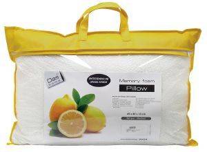 ΜΑΞΙΛΑΡΙ DAS HOME LEMON-MEMORY FOAM 1040 65X45CM ΜΑΞΙΛΑΡΙ DAS HOME LEMON-MEMORY FOAM 1040 65X45CM