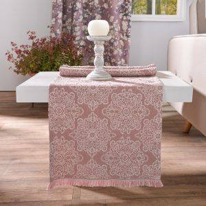 ΤΡΑΒΕΡΣΑ TEORAN PERUGIA 06 ΡΟΖ 45X180CM ΤΡΑΒΕΡΣΑ TEORAN PERUGIA 06 ΡΟΖ 45X180CM
