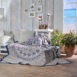ΡΙΧΤΑΡΙ TEORAN BOHO 01 ΜΠΛΕ 210X230CM ΡΙΧΤΑΡΙ TEORAN BOHO 01 ΜΠΛΕ 210X230CM