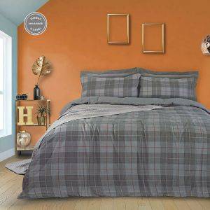 ΣΕΝΤΟΝΙΑ ΥΠΕΡΔΙΠΛΑ DAS HOME HAPPY FLANNEL 9492 ΓΚΡΙ 230X260CM