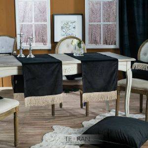 ΤΡΑΒΕΡΣΑ TEORAN VELVET 06 ΜΑΥΡΟ 40X160CM ΤΡΑΒΕΡΣΑ TEORAN VELVET 06 ΜΑΥΡΟ 40X160CM