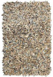  LEATHER RUGS SHAGGY 210414/18 BEIGE  70X130CM