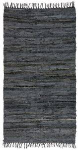 ΠΕΡΣΙΚΑ ΧΑΛΙ ΠΕΡΣΙΚΑ LEATHER RUGS SOLID 130227/02A CHARCOAL 70X130CM
