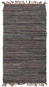 ΠΕΡΣΙΚΑ ΧΑΛΙ ΠΕΡΣΙΚΑ LEATHER RUGS SOLID 130227/02C COFFEE 70X130CM