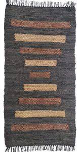 ΠΕΡΣΙΚΑ ΧΑΛΙ ΠΕΡΣΙΚΑ LEATHER RUGS ETHNIC 150618/15 BROWN MULTI 70X130CM