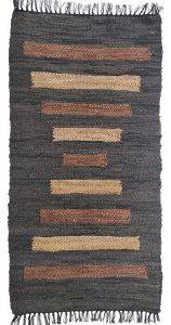   LEATHER RUGS ETHNIC 150618/15 BROWN MULTI  70X130CM