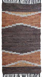   LEATHER RUGS ETHNIC 150618/23 BROWN MULTI  70X130CM