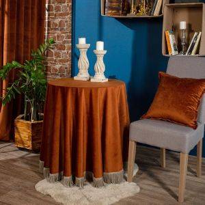 ΤΡΑΠΕΖΟΜΑΝΤΗΛΟ ΡΟΤΟΝΤΑ TEORAN VELVET 05 ΠΟΡΤΟΚΑΛΙ ΚΡΟΣΙ 180CM ΤΡΑΠΕΖΟΜΑΝΤΗΛΟ ΡΟΤΟΝΤΑ TEORAN VELVET 05 ΠΟΡΤΟΚΑΛΙ ΚΡΟΣΙ 180CM