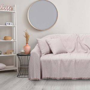 ΡΙΧΤΑΡΙ ΔΙΘΕΣΙΟ DAS HOME 0219 ΡΟΖ 180Χ250CM