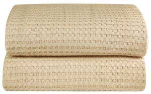 ΚΟΥΒΕΡΤΑ KING KENTIA SOHO 34 ΒΑΜΒΑΚΕΡΗ WAFFLE ΠΙΚΕ ΜΠΕΖ 260Χ240CM ΚΟΥΒΕΡΤΑ KING KENTIA SOHO 34 ΒΑΜΒΑΚΕΡΗ WAFFLE ΠΙΚΕ ΜΠΕΖ 260Χ240CM