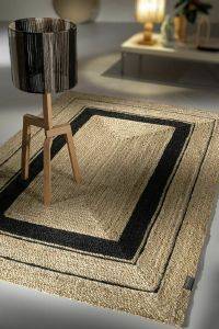 ΧΑΛΙ GUY LAROCHE GRANDE BLACK NATURAL 60X130CM ΧΑΛΙ GUY LAROCHE GRANDE BLACK NATURAL 60X130CM