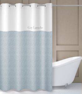 ΚΟΥΡΤΙΝΑ ΜΠΑΝΙΟΥ GUY LAROCHE FINESSE ΜΕ ΤΡΟΥΚΣ SKY 180X190CM ΚΟΥΡΤΙΝΑ ΜΠΑΝΙΟΥ GUY LAROCHE FINESSE ΜΕ ΤΡΟΥΚΣ SKY 180X190CM