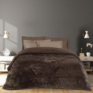 ΚΟΥΒΕΡΤΟΠΑΠΛΩΜΑ ΥΠΕΡΔΙΠΛΟ DAS HOME SHERPA 1154 ΚΑΦΕ 220Χ240CM ΚΟΥΒΕΡΤΟΠΑΠΛΩΜΑ ΥΠΕΡΔΙΠΛΟ DAS HOME SHERPA 1154 ΚΑΦΕ 220Χ240CM
