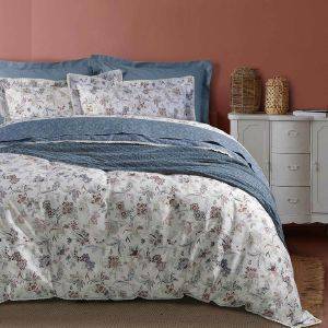 ΣΕΝΤΟΝΙΑ ΥΠΕΡΔΙΠΛΑ DAS HOME PRESTIGE 1641 ΜΠΛΕ 240Χ260CM