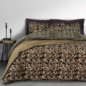 ΣΕΝΤΟΝΙΑ KING DAS HOME HAPPY 9528 ΜΠΕΖ 4TMX 260Χ280CM