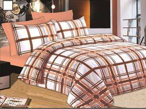 ΣΕΤ ΠΑΠΛΩΜΑ ΜΟΝΟ LE BLANC PREMIUM MANHATTAN PEACH 160X240CM ΣΕΤ ΠΑΠΛΩΜΑ ΜΟΝΟ LE BLANC PREMIUM MANHATTAN PEACH 160X240CM