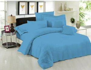    LE BLANC  POLYCOTTON 50/50 TC144 BLUE 170X270CM