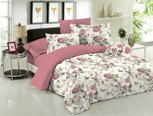 ΣΕΤ ΣΕΝΤΟΝΙΑ ΥΠΕΡΔΙΠΛΑ LE BLANC PREMIUM COTTON 100% ROSE PINK 240X270CM