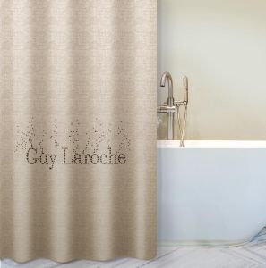 ΚΟΥΡΤΙΝΑ ΜΠΑΝΙΟΥ GUY LAROCHE PANDORA SAND 180X185CM