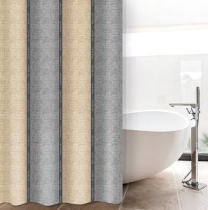 ΚΟΥΡΤΙΝΑ ΜΠΑΝΙΟΥ GUY LAROCHE ADORNO ANTHRACITE-GOLDEN 180X185CM ΚΟΥΡΤΙΝΑ ΜΠΑΝΙΟΥ GUY LAROCHE ADORNO ANTHRACITE-GOLDEN 180X185CM
