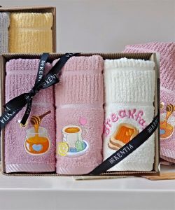 ΣΕΤ ΠΕΤΣΕΤΕΣ ΚΟΥΖΙΝΑΣ KENTIA REGALO 182 PINK 40Χ70CM ΣΕΤ ΠΕΤΣΕΤΕΣ ΚΟΥΖΙΝΑΣ KENTIA REGALO 182 PINK 40Χ70CM