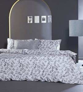 ΣΕΝΤΟΝΙΑ ΥΠΕΡΔΙΠΛΑ ΚΕΝΤΙΑ SERINA 22 ΓΚΡΙ ΣΕΤ 4 ΤΜΧ 230X260CM