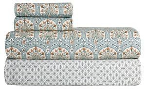 ΣΕΝΤΟΝΙΑ ΥΠΕΡΔΙΠΛΑ ΚΕΝΤΙΑ AURELIA 10 MINT GREEN ΣΕΤ 4 ΤΜΧ 230X260CM