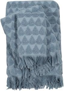 ΣΕΤ ΠΕΤΣΕΤΕΣ DAS HOME DAILY 0670 MΠΛΕ 3ΤΜΧ (30X50CM-50X90CM-70X140CM)