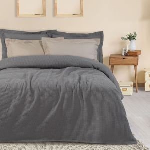 ΚΟΥΒΕΡΤΑ ΥΠΕΡΔΙΠΛΗ DAS HOME ΠΙΚΕ 0474 ΓΚΡΙ 220X240CM ΚΟΥΒΕΡΤΑ ΥΠΕΡΔΙΠΛΗ DAS HOME ΠΙΚΕ 0474 ΓΚΡΙ 220X240CM