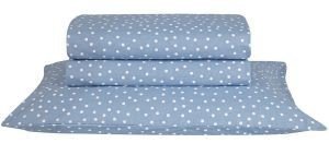 ΣΕΝΤΟΝΙ ΥΠΕΡΔΙΠΛΟ ΚΕΝΤΙΑ LEYLA 01 BLUE 230X260CM