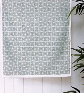 ΠΕΤΣΕΤΑ ΠΡΟΣΩΠΟΥ KENTIA MAUI 10 LIGHT GREEN ΣΕΤ 2 ΤΕΜ 50X100CM