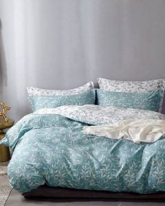 ΣΕΤ ΣΕΝΤΟΝΙΑ ΥΠΕΡΔΙΠΛΑ RYTHMOS IVY SPIRIT ΜΠΛΕ 230X260CM