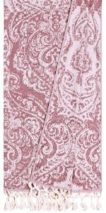  - KENTIA AMMOS 14 OLD ROSE- ECRU 90X180CM