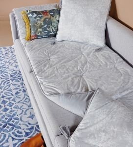 ΡΙΧΤΑΡΙ ΔΙΘΕΣΙΟ KENTIA FOLLIE FUTON ΓΚΡΙ 75Χ40CM