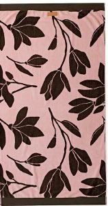 ΠΕΤΣΕΤΑ ΘΑΛΑΣΣΗΣ KENTIA LOULOU VELOUR ΜΑΥΡΟ-ΡΟΖ 80X160CM ΠΕΤΣΕΤΑ ΘΑΛΑΣΣΗΣ KENTIA LOULOU VELOUR ΜΑΥΡΟ-ΡΟΖ 80X160CM