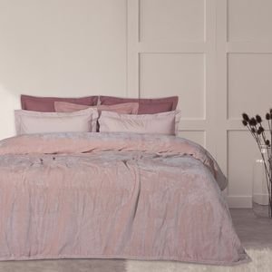 ΚΟΥΒΕΡΤΑ ΥΠΕΡΔΙΠΛΗ DAS HOME VELOUR 1346 ΡΟΖ 220X240CM ΚΟΥΒΕΡΤΑ ΥΠΕΡΔΙΠΛΗ DAS HOME VELOUR 1346 ΡΟΖ 220X240CM