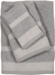 ΣΕΤ ΠΕΤΣΕΤΕΣ DAS HOME 0653 BEST ΓΚΡΙ 3ΤΜΧ (30X50CM-50X90CM-70X140CM)