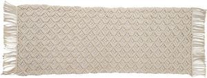 ΧΑΛΙ ΚΟΜΒΟΣ MACRAME ΒΑΜΒΑΚΕΡΟ NATURAL (60CMX140CM)