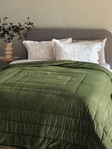 ΚΟΥΒΕΡΤΟΠΑΠΛΩΜΑ ΥΠΈΡΔΙΠΛΟ ΠΑΛΑΜΑΙΚΗ MONO GREEN 220X240CM ΚΟΥΒΕΡΤΟΠΑΠΛΩΜΑ ΥΠΈΡΔΙΠΛΟ ΠΑΛΑΜΑΙΚΗ MONO GREEN 220X240CM