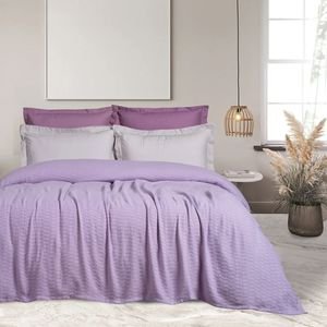 ΚΟΥΒΕΡΤΑ ΥΠΕΡΔΙΠΛΗ DAS HOME 0490 ΛΙΛΑ 220X240CM ΚΟΥΒΕΡΤΑ ΥΠΕΡΔΙΠΛΗ DAS HOME 0490 ΛΙΛΑ 220X240CM