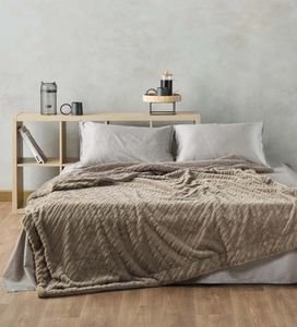 ΚΟΥΒΕΡΤΑ KING SIZE ΚΕΝΤΙΑ LILIBETH 43 LIGHT BROWN (260X230 CM) ΚΟΥΒΕΡΤΑ KING SIZE ΚΕΝΤΙΑ LILIBETH 43 LIGHT BROWN (260X230 CM)