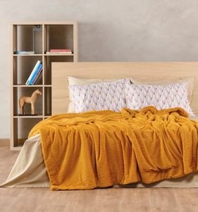 ΚΟΥΒΕΡΤΑ KING SIZE KENTIA SPENCER 11 YELLOW (260X240 CM) ΚΟΥΒΕΡΤΑ KING SIZE KENTIA SPENCER 11 YELLOW (260X240 CM)