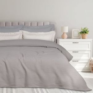 ΚΟΥΒΕΡΤΑ KING SIZE DAS HOME 0496 GREY ΠΙΚΕ (240X260CM) ΚΟΥΒΕΡΤΑ KING SIZE DAS HOME 0496 GREY ΠΙΚΕ (240X260CM)