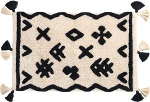 ΤΑΠΕΤΟ ΜΠΑΝΙΟΥ DAS HOME 0768 BLACK/IVORY 50X80CM ΤΑΠΕΤΟ ΜΠΑΝΙΟΥ DAS HOME 0768 BLACK/IVORY 50X80CM