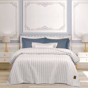 ΚΟΥΒΕΡΛΙ KING SIZE GREENWICH POLO CLUB 3464 WHITE 230Χ250CM ΚΟΥΒΕΡΛΙ KING SIZE GREENWICH POLO CLUB 3464 WHITE 230Χ250CM